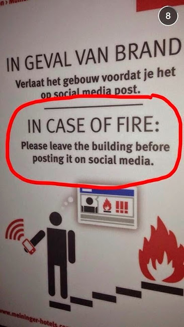 social media case of fire